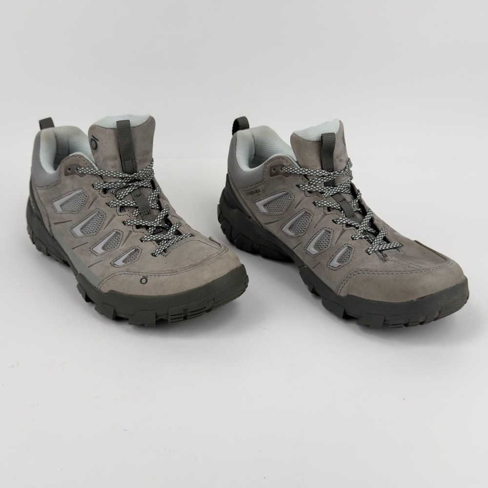 Oboz Sawtooth X Low Hiking Trail Shoes Women's 10 Drizzle Gray 23902